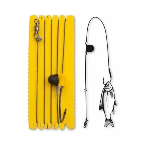 Náväzec Black Cat Single Hook Rig with Rattle 10/0